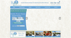 Desktop Screenshot of h2ovacationrental.com